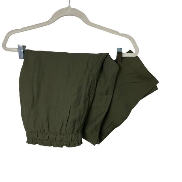 NWT Rickis Tie Waist Tapered Pant Green Size Large New With Tags Utility Trouser - Picture 4 of 16